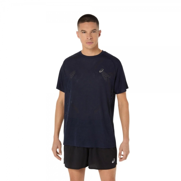 아식스 남성 메타런 숏 슬리브 탑 (2011D286 401)