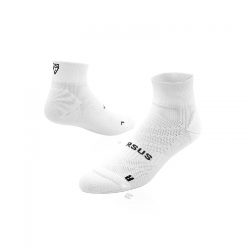 VERSUS Quarter Running White RUN Socks