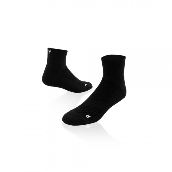 VERSUS Quarter Running Socks - Black