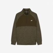 뉴발란스 남성 HEAT GRID 반집업 MT43204 카키브라운