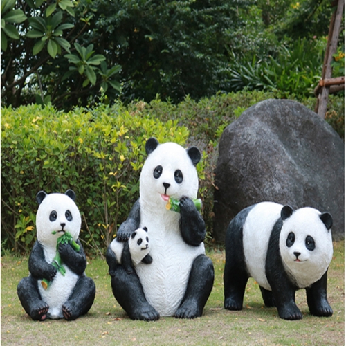 팬더 3가족-3 조형물