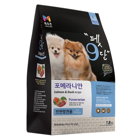 목우촌 펫9단 소프트사료 포메라니안 1.8kg