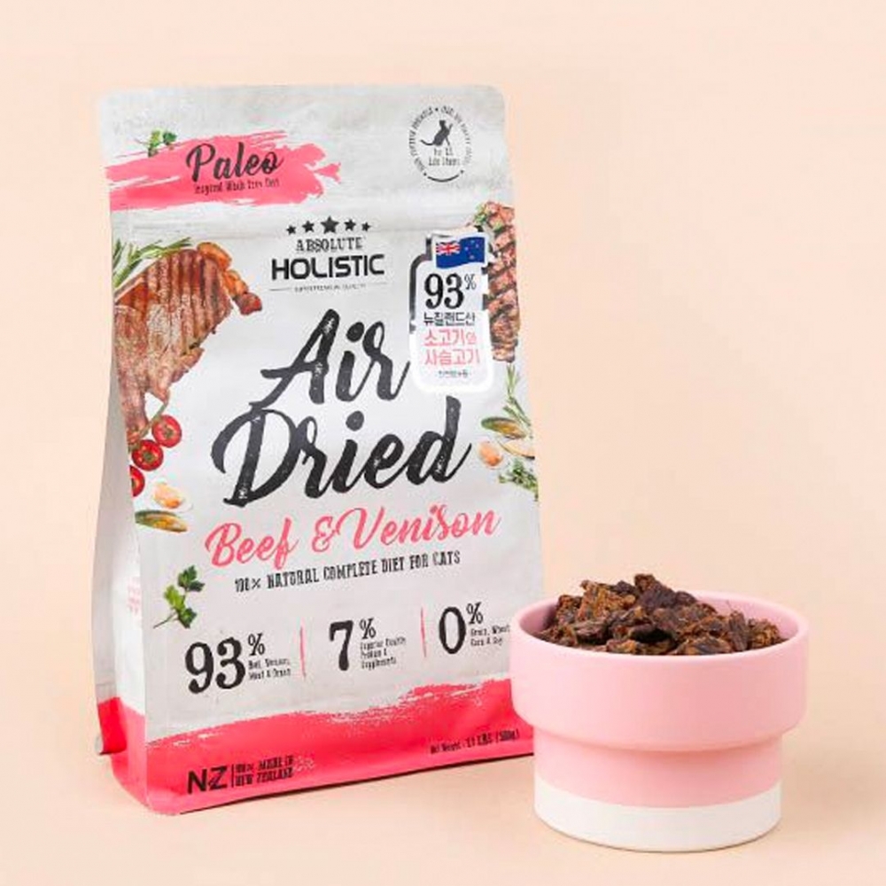 앱솔루트 홀리스틱 캣 소고기&사슴고기 500g