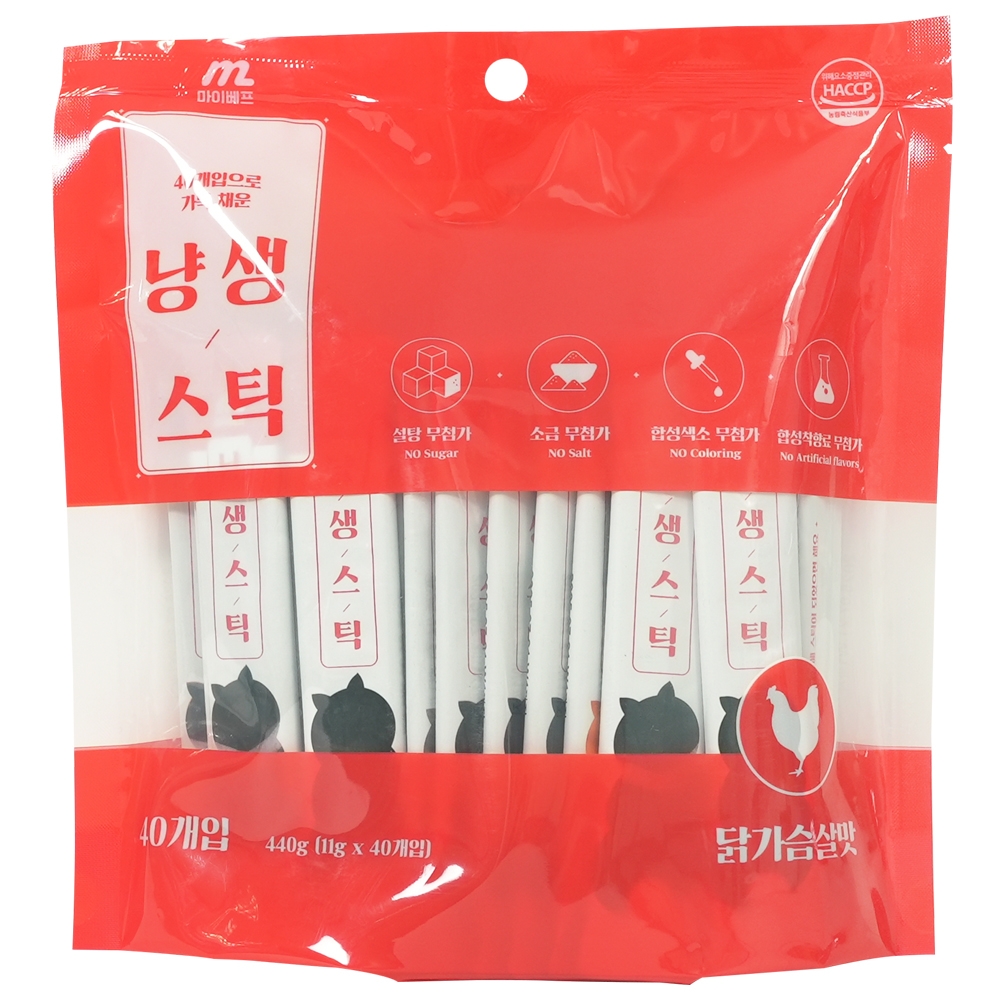 마이베프 냥생스틱 닭가슴살 40P