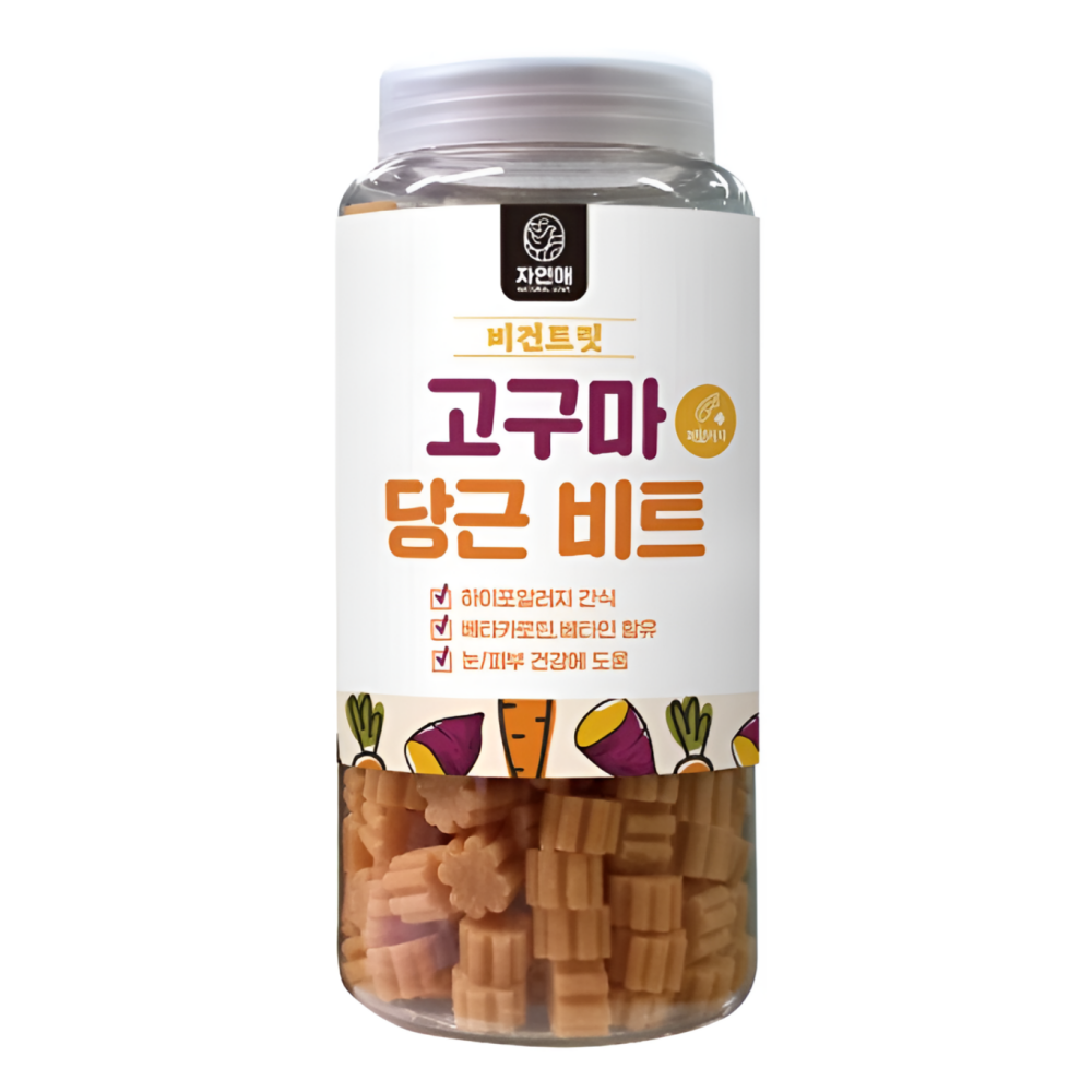 자연애 보틀 비건트릿 고구마&당근과 비트 460g