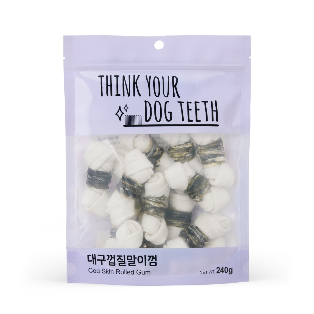 띵크유어독티스 띵크껌 딩고우유껌 대구껍질말이껌 15P