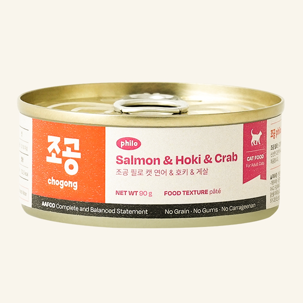 조공 필로 캣 고양이습식사료 연어&호키&게살 90g (BB 25년9월6일)