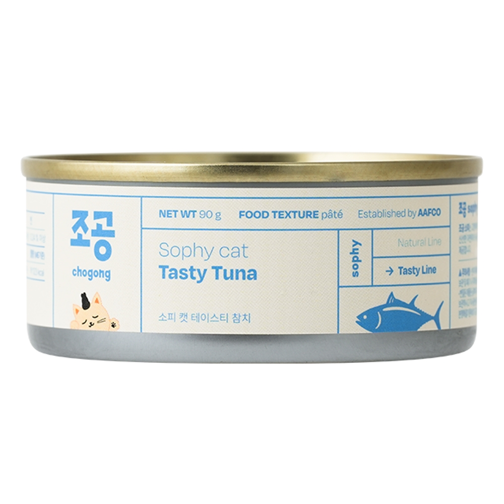 조공 소피 캣 고양이습식사료 테이스티 참치 90g
