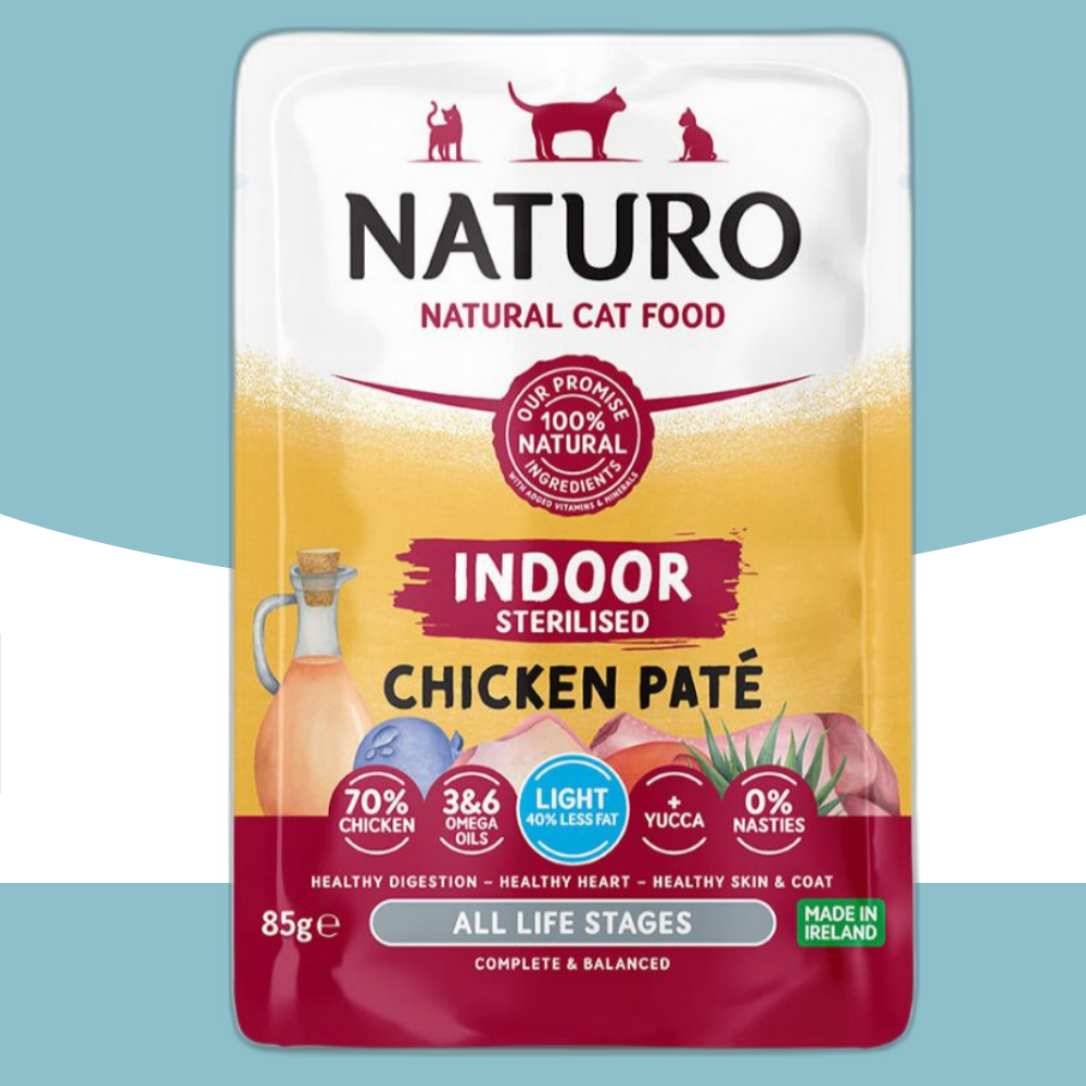 내추로 캣 습식사료 인도어 치킨파테 85g