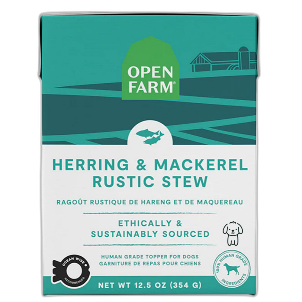 오픈팜 독 스튜 청어&고등어 354g