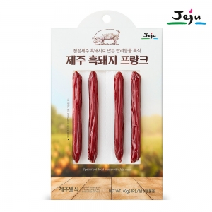 제주별식 흑돼지 프랑크 생육소세지 4P