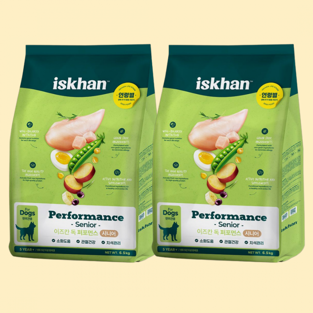 이즈칸 독 퍼포먼스 시니어 6.5kgX2개