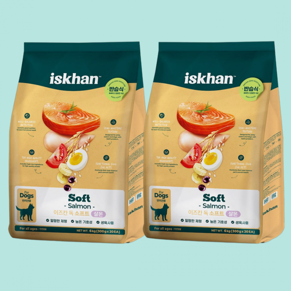 이즈칸 독 소프트 살몬 6kgX2개