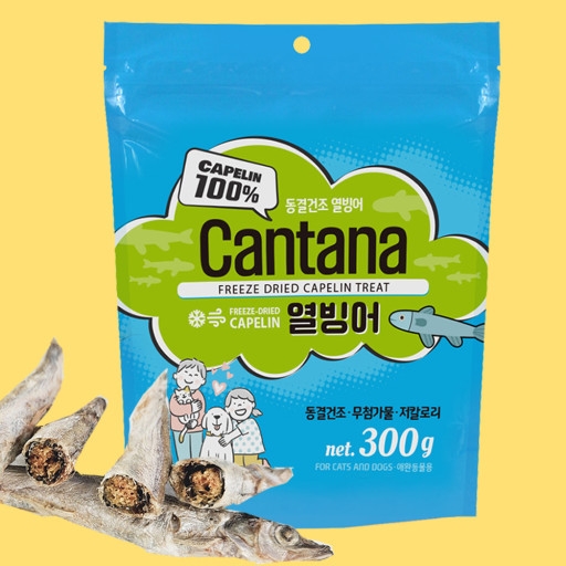칸타나 동결건조 열빙어 300g