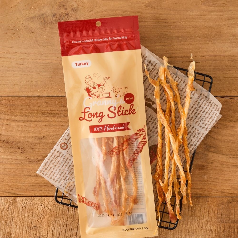 그래니스 터키츄 칠면조힘줄 롱스틱 30g