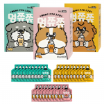 펫라벨 멍쮸쮸 짜먹는강아지간식 30gX30개 (닭가슴살 10개+연어 10개+참치 10개)