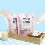 (1+1)펫라벨 산양유 단백질 스틱형 짜먹는 영양보충간식 12gX30P