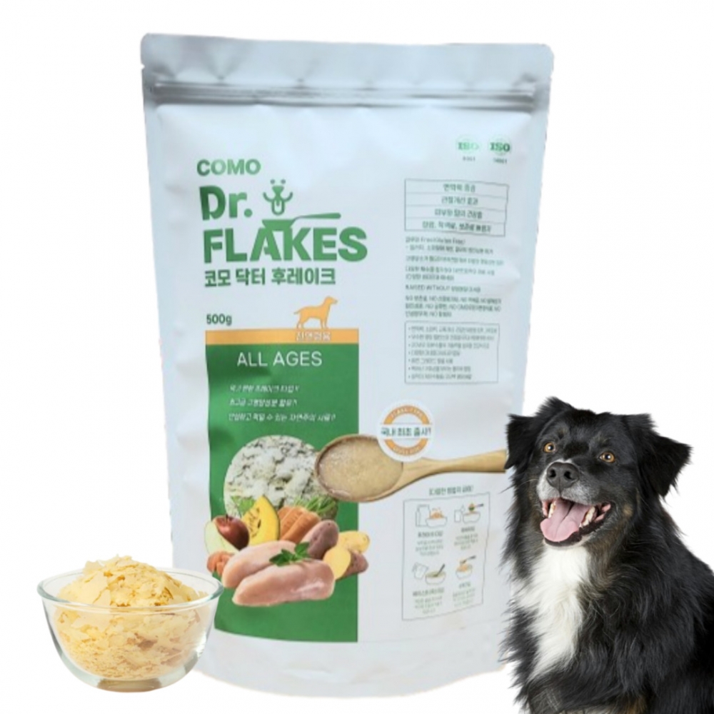 코모 닥터 후레이크 쪄서만든 기능성사료 전연령 500g