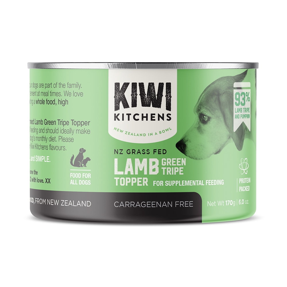 키위키친 독 캔 강아지 주식캔 양고기 그린트라이프 170g