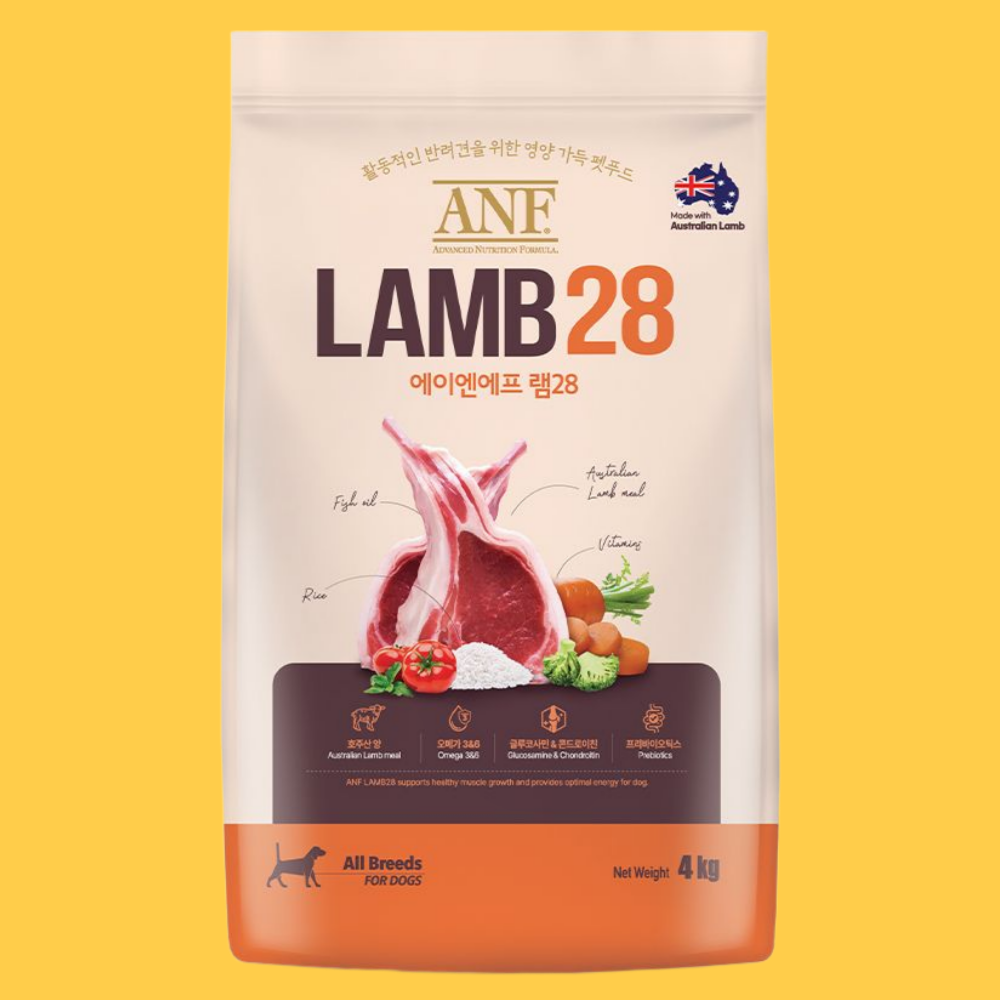 ANF 독 램 28 프리미엄 양고기사료 4kg