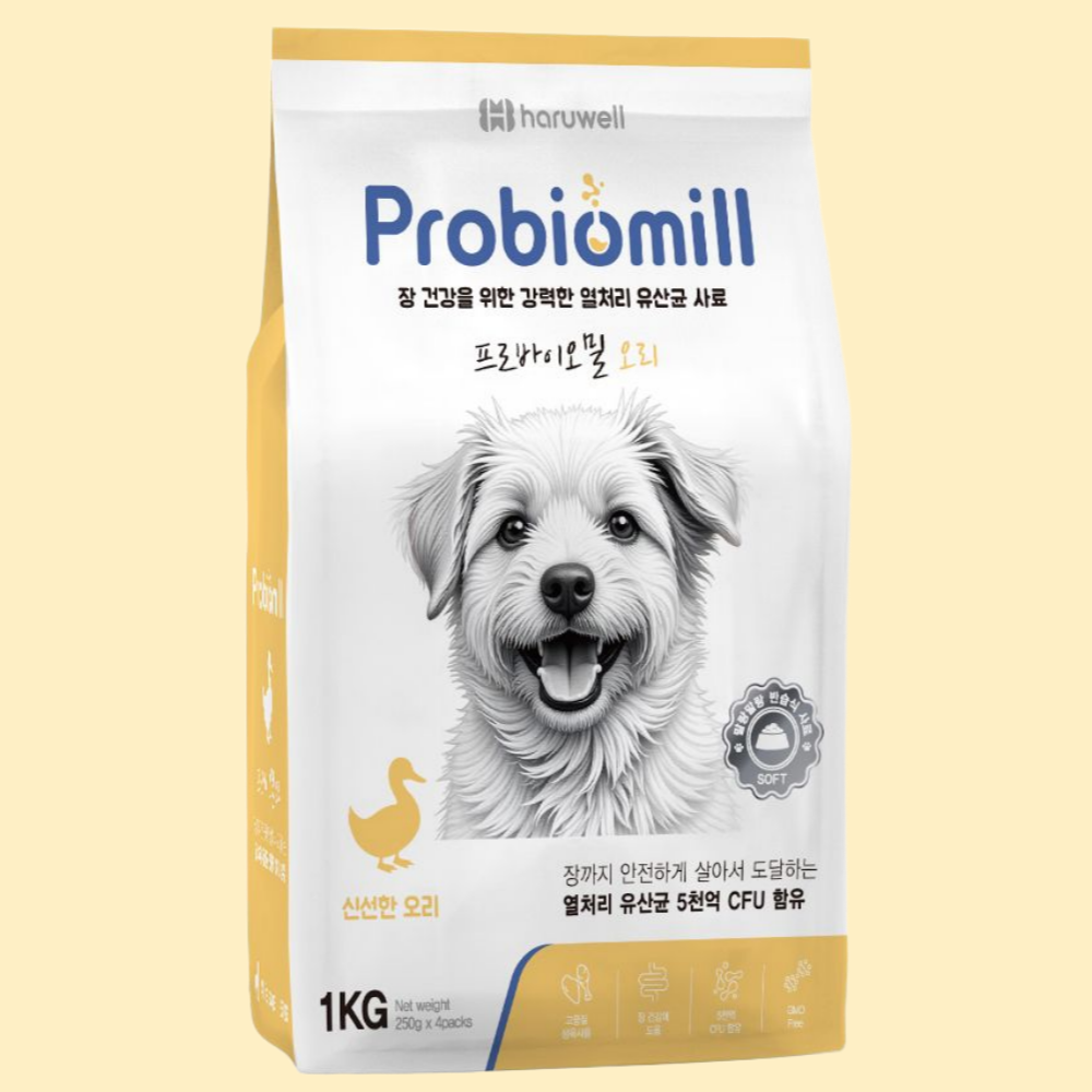 프로바이오밀 소프트 유산균사료 오리고기 1kg