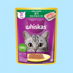 위스카스 고양이 습식파우치 참치 80g