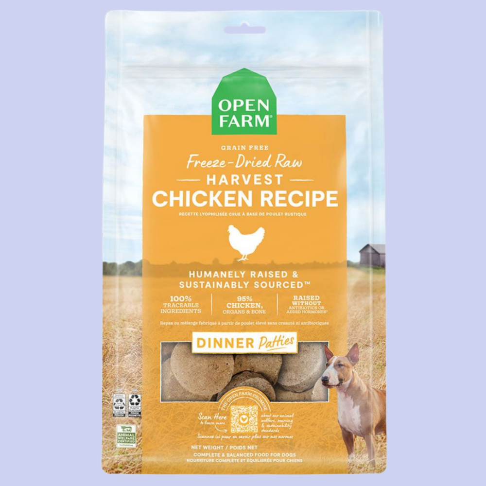 오픈팜 독 동결건조 패티 치킨 496g