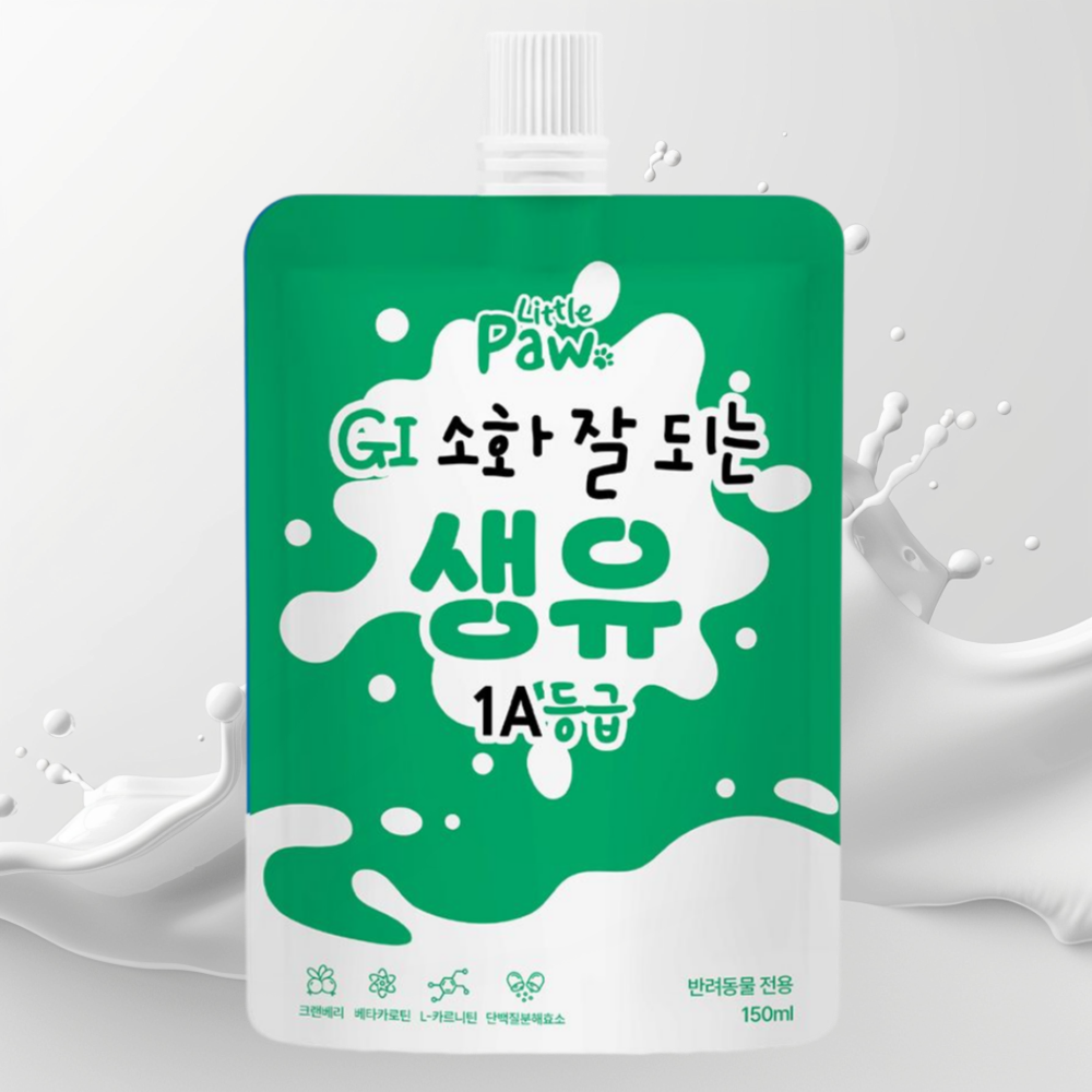 리틀포우 펫밀크 GI 소화 잘되는 생유 1A등급 150ml