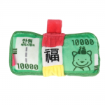 패리스독 럭키머니 토이 바스락+삑삑이+노즈워크 1P (색상랜덤발송)