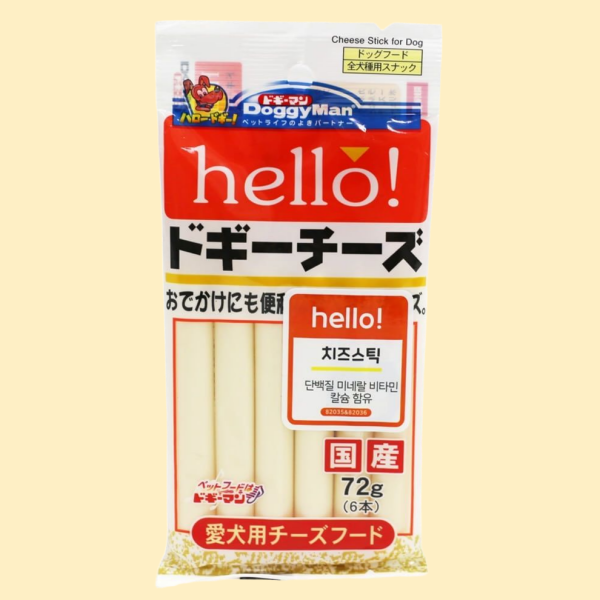 도기맨 헬로 치즈 스틱 6P 72g