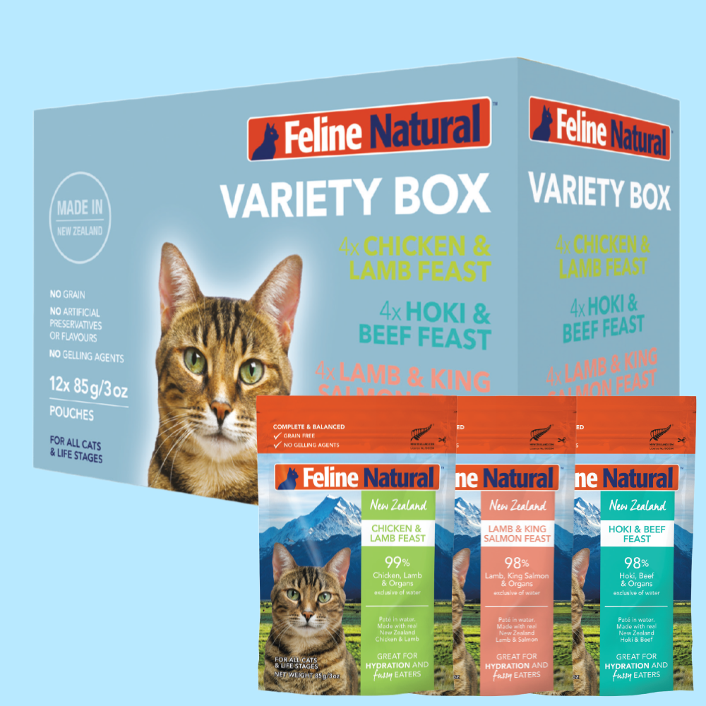 K9 캣 내추럴 고양이 주식파우치 버라이어티팩 85gX12개