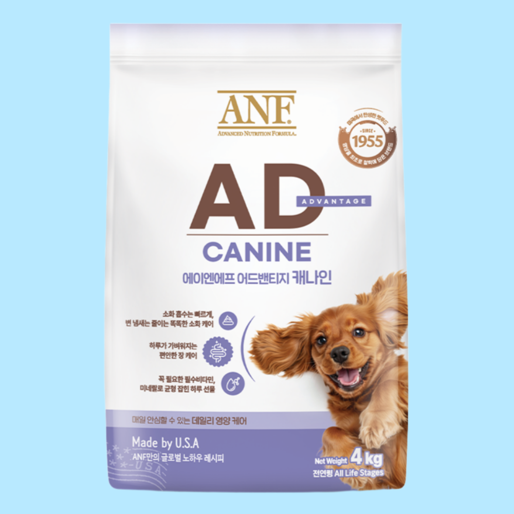 ANF 독 AD 어드배티지 캐나인 강아지사료 4kg
