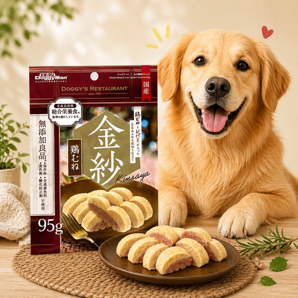 도기맨 금사야 소프트 닭고기&닭간 스틱 95g