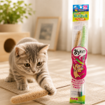 캐티맨 고양이 낚시대 장난감 강아지풀 3색X3종 콤보셋트 32cm