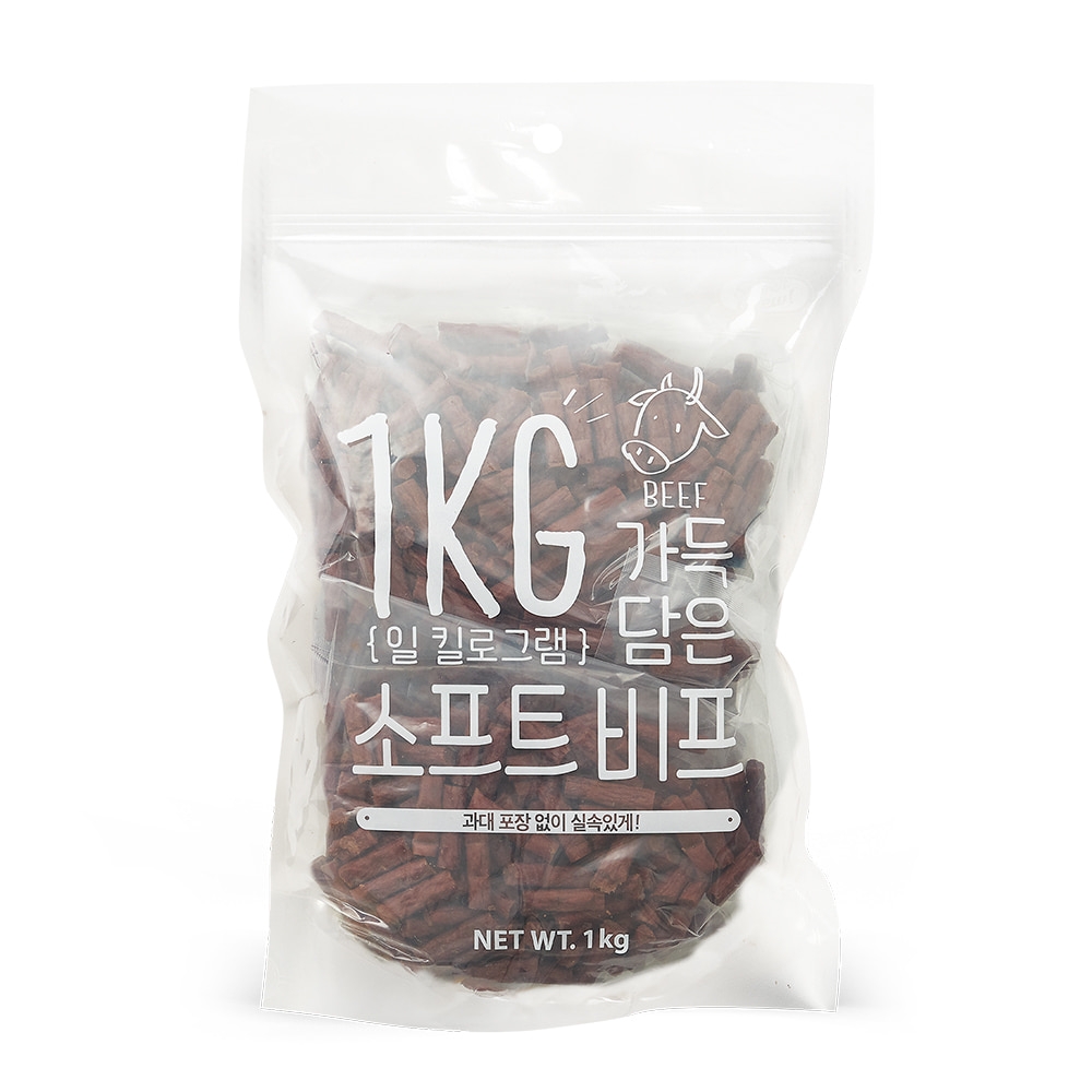 슈퍼츄 일킬로그램 가득담은 소프트 져키 비프 1kg