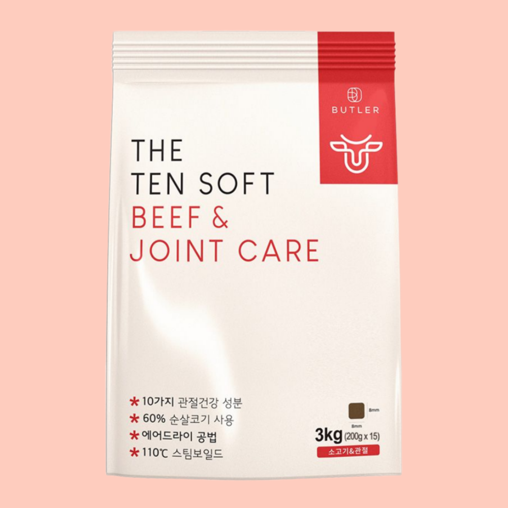 더텐소프트 소고기&조인트케어 소프트 기능성 사료 3kg