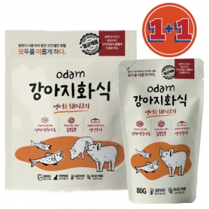 (1+1행사)오담 모이다 강아지화식 관절건강 연어&포크 800g