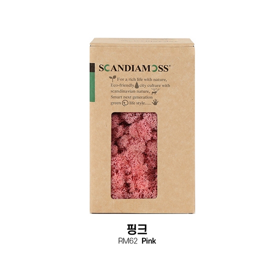 [스칸디아모스 DIY이끼 150g]RM150 컬러-62_핑크공기정화식물 천연이끼 스칸디아모스 실내인테리어 이끼디자인 공예 장식 재료