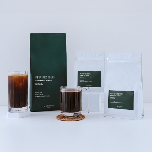 베리에이션 블렌드<초콜릿, 바디감, 긴 여운 ☕ Medium Dark>