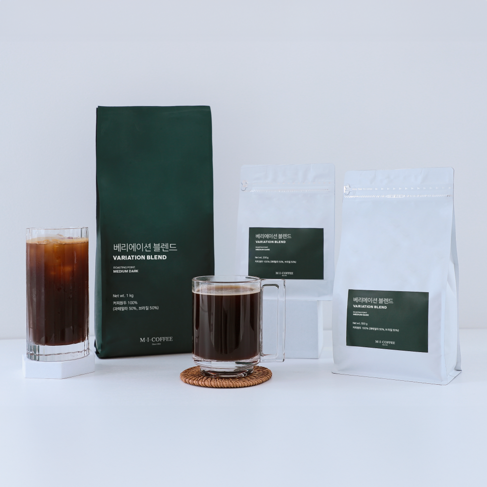 베리에이션 블렌드<초콜릿, 바디감, 긴 여운 ☕ Medium Dark>