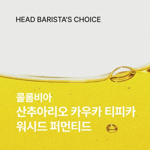 콜롬비아 산추아리오 카우카 티피카 워시드 퍼먼티드 200g☕HEAD BARISTA PICK