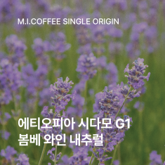 에티오피아 시다모 G1 봄베 와인 내추럴 200g