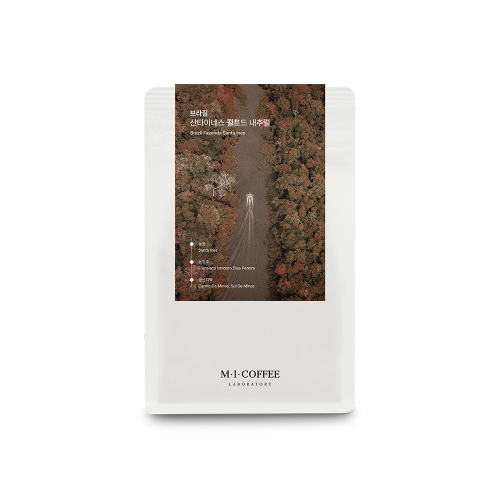 브라질 산타이네스 펄프드 내추럴 200g