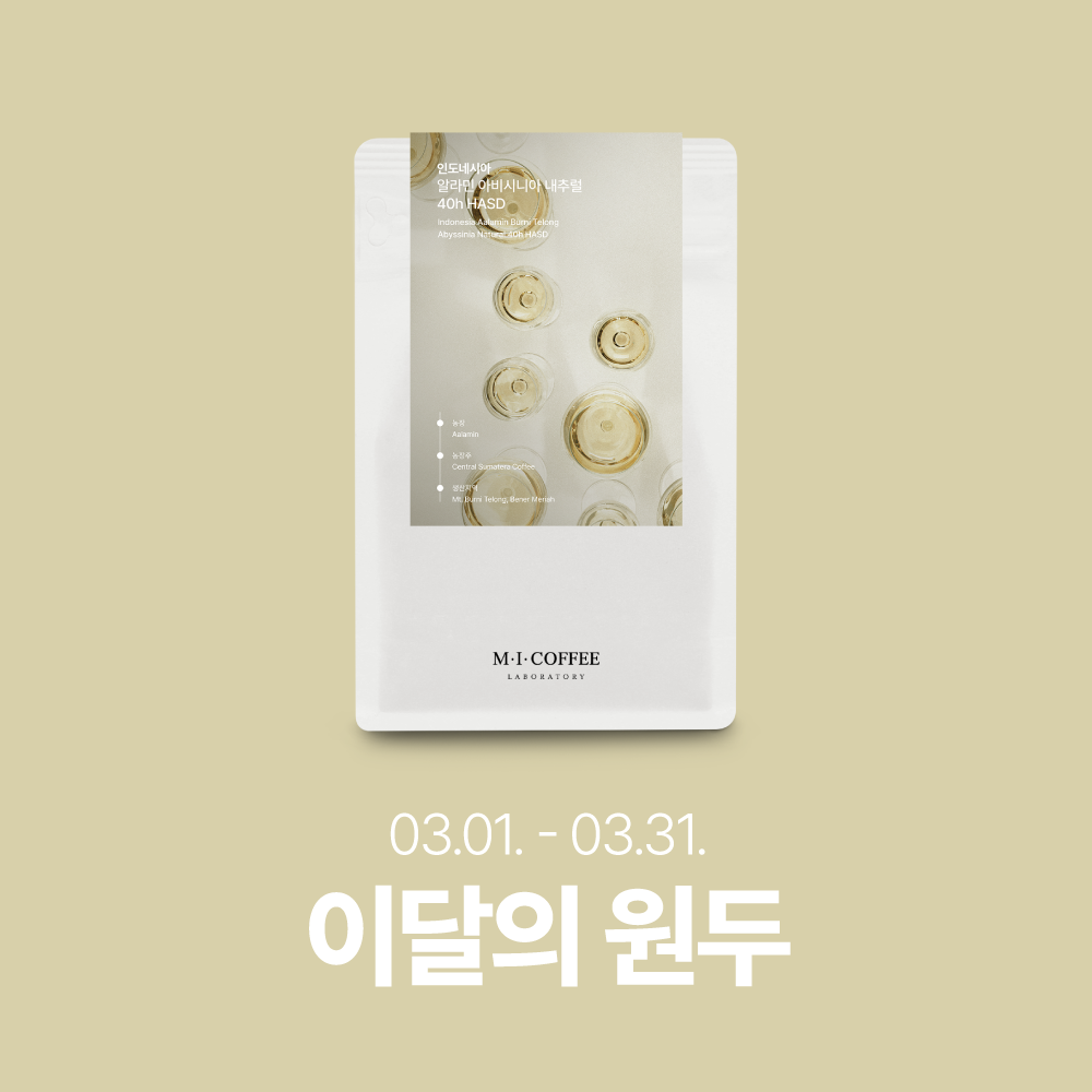 ★3월의 커피 10% 할인★인도네시아 알라민 아비시니아 내추럴 40h HASD 100g/200g