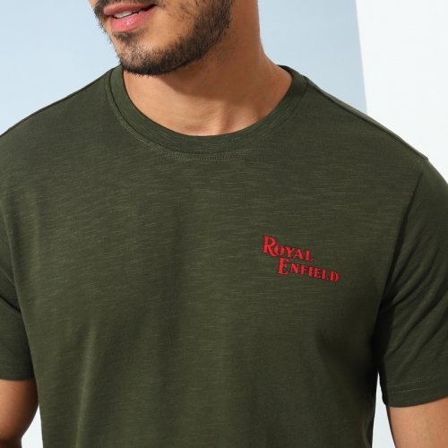 로얄 마운틴 다크 올리브 티셔츠