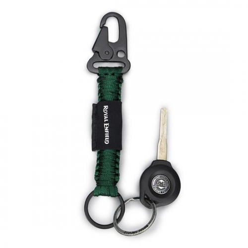 라이드 모어 브레이디드 다크 그린 키체인