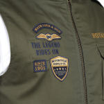 코만도 슬리브리스 올리브 재킷