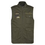 코만도 슬리브리스 올리브 재킷