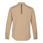 더블 포켓 퍼포먼스 카키 긴팔 셔츠