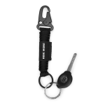 라이드모어 브레이디드 블랙 키체인